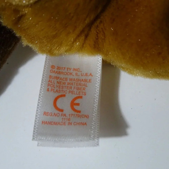 TY VelveTy Richie Beaver Stuffed Animal Plush 6 inch Soft Collectible Toy - Picture 7 of 8